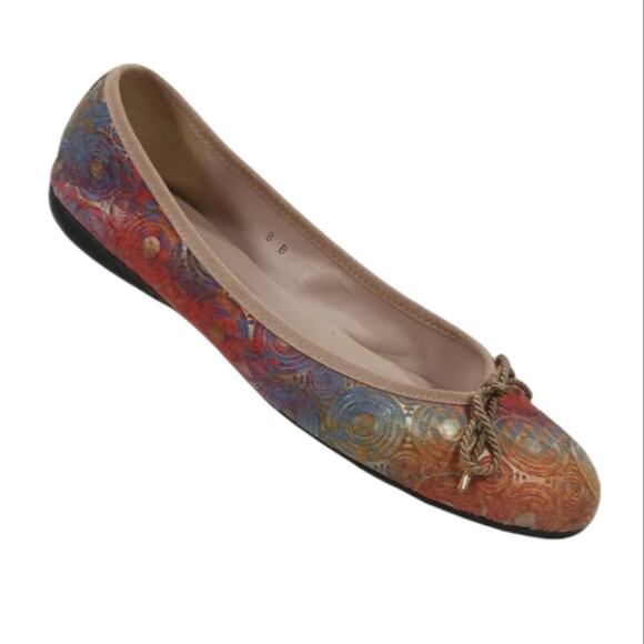 Paul Mayer Attitudes Ballet Flats GUC $245 size 8B S2527 - Picture 3 of 10